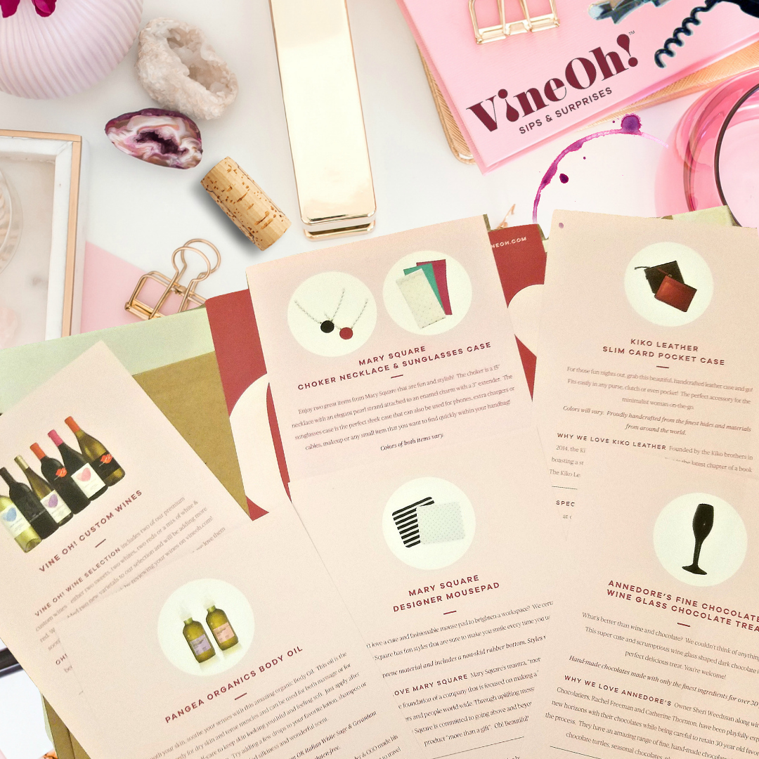 Vine Oh Wine Box subscription from Beauty After Forty