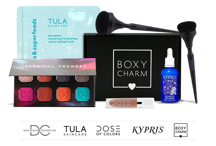 Boxycharm subscription for the holidays by beauty after forty